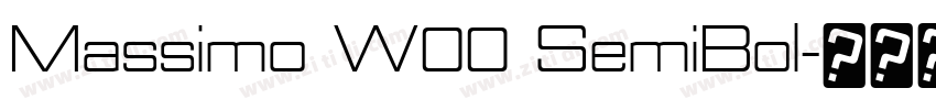 Massimo W00 SemiBol字体转换 Massimo W00 SemiBol字体转换